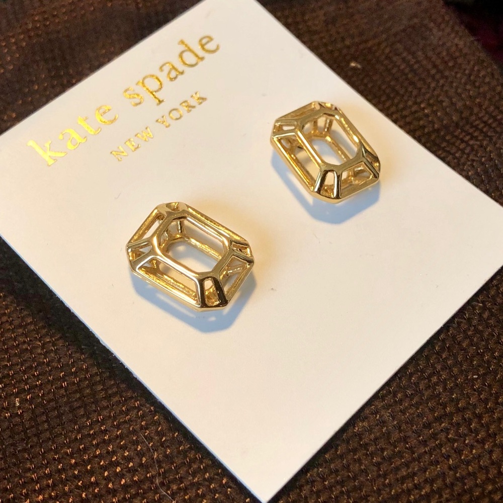 Rare Kate Spade Open Jewel Earrings